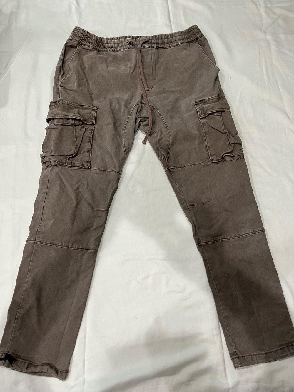 PacSun Men's Brown Cargo Jogger Pants